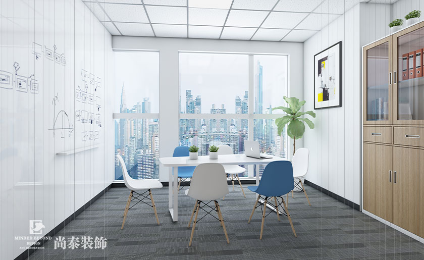 400平米科技信息公司辦公室裝修設計 | 智訊派科技