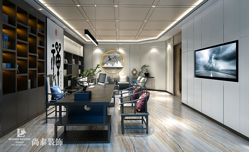 670平米磁材公司辦公室裝修設計 | 晉通磁材