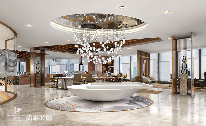 670平米磁材公司辦公室裝修設計 | 晉通磁材