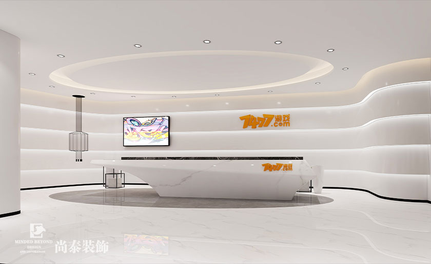 1900平游戲開發(fā)公司辦公室裝修設(shè)計(jì) | 游禧科技