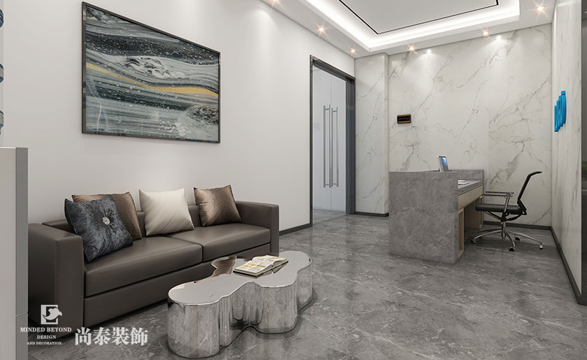 100平實(shí)業(yè)公司辦公室裝修設(shè)計(jì) | 富盛源實(shí)業(yè)