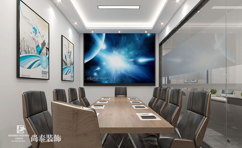 100平實(shí)業(yè)公司辦公室裝修設(shè)計(jì) | 富盛源實(shí)業(yè)