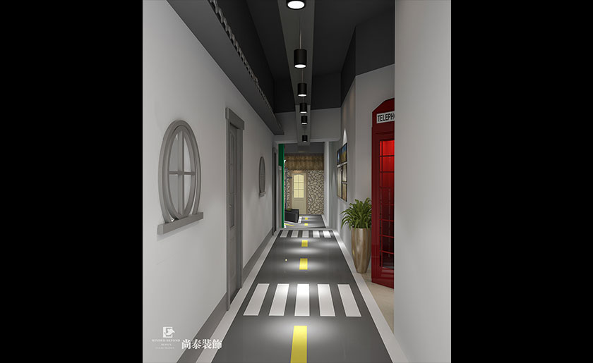 混搭風美術培訓裝修效果圖-戴伽美術學院