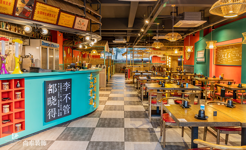 特色燒烤店裝修實景圖-都曉得李不管
