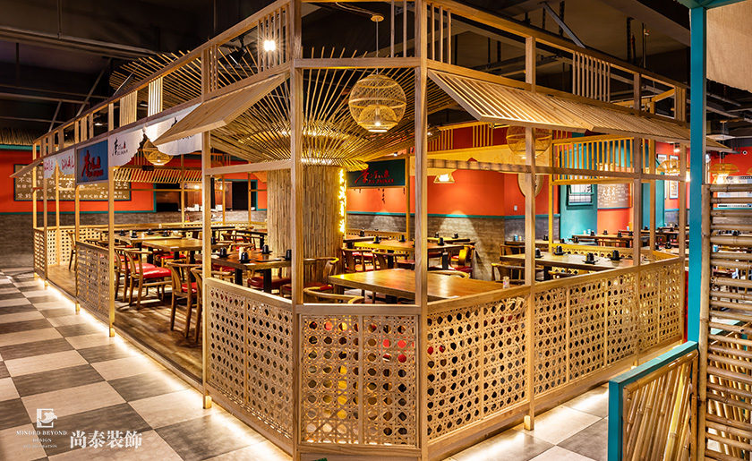 特色燒烤店裝修實景圖-都曉得李不管