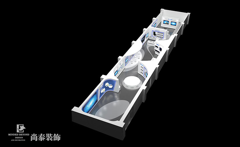 1900㎡高科技公司辦公展廳裝修設(shè)計 | 九洲電器集團