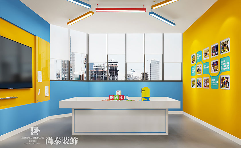 創(chuàng)客教育裝修效果圖-阿童木