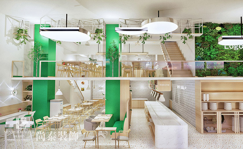 簡(jiǎn)約風(fēng)格餐飲裝修效果圖