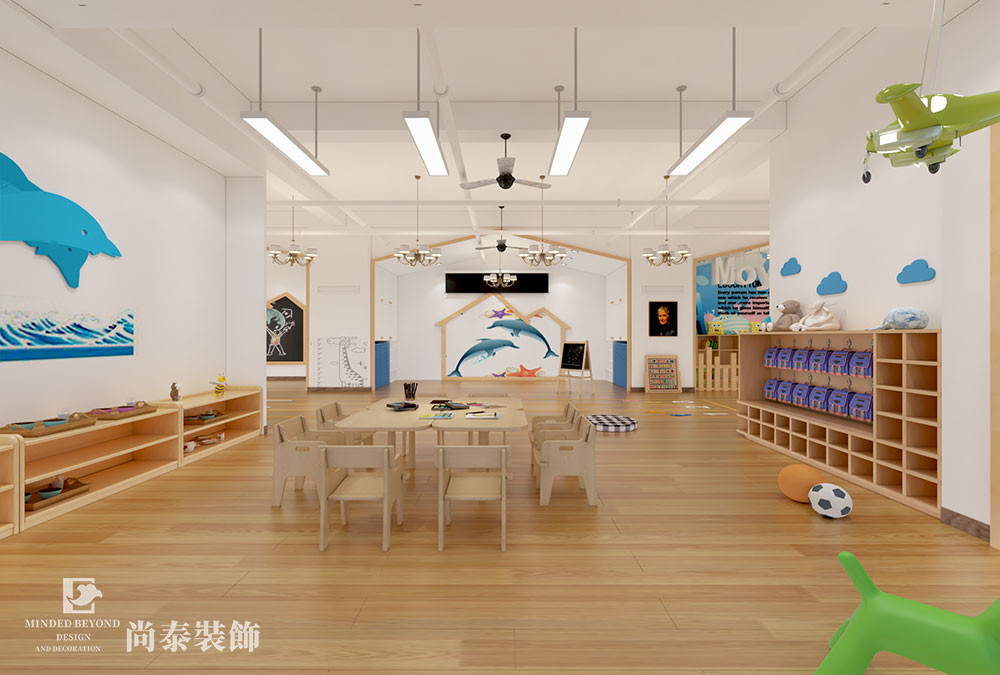 少兒培訓(xùn)機構(gòu)裝修設(shè)計效果圖