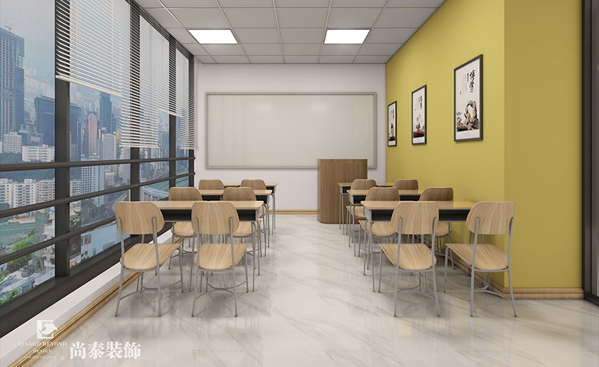 教育輔導(dǎo)機(jī)構(gòu)裝修效果圖-青果教育