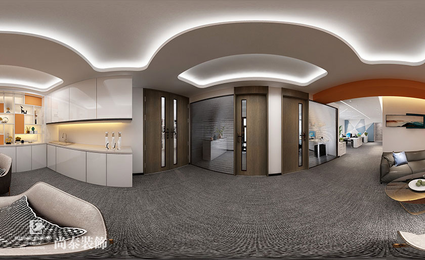 130㎡科技公司簡約辦公室設(shè)計(jì) | 世視順科技