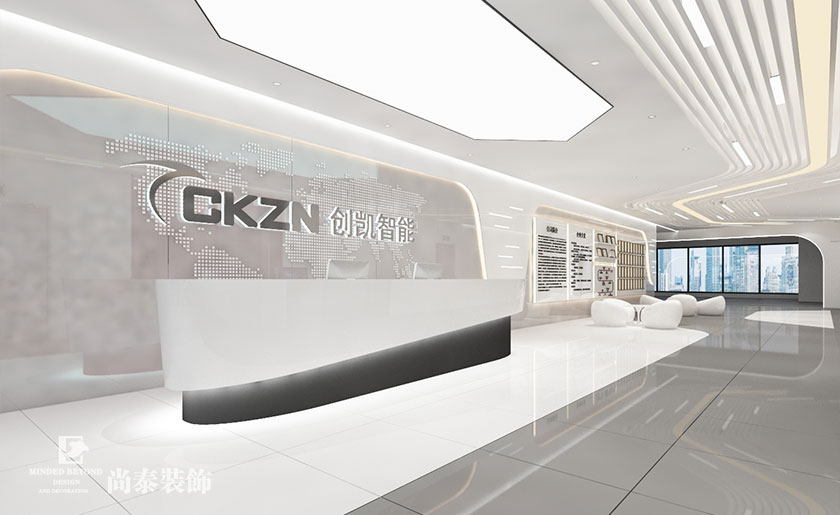 2000㎡高科技智能公司辦公空間裝修設(shè)計 | 創(chuàng)凱智能