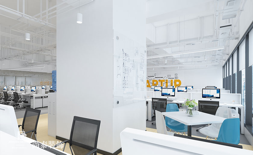 2000㎡高科技智能公司辦公空間裝修設(shè)計 | 創(chuàng)凱智能