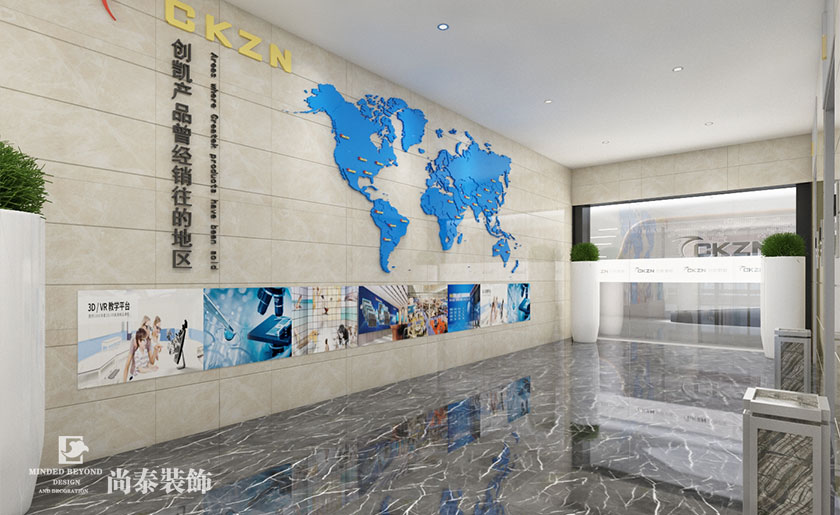 2000㎡高科技智能公司辦公空間裝修設(shè)計 | 創(chuàng)凱智能