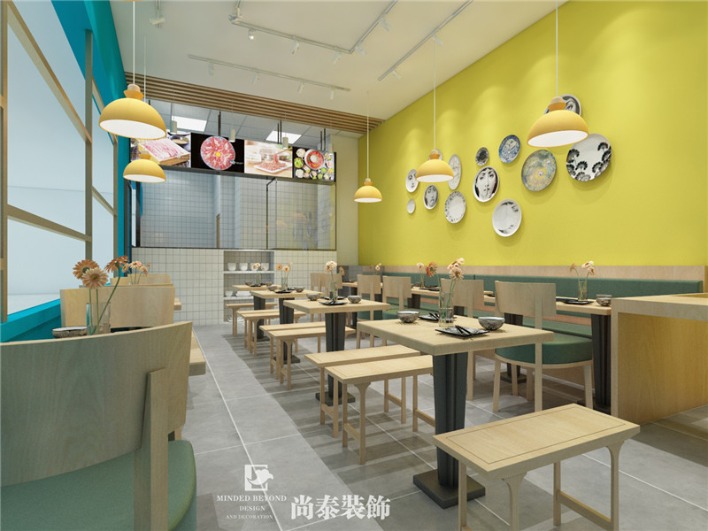 40平方餐飲店裝修效果圖 40平方餐飲店裝修效果圖