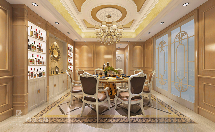287㎡宮廷風(fēng)格別墅裝修設(shè)計(jì) | 梅林別墅