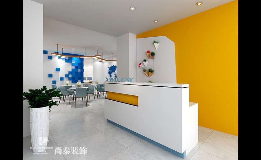 英語培訓機構(gòu)前臺裝修