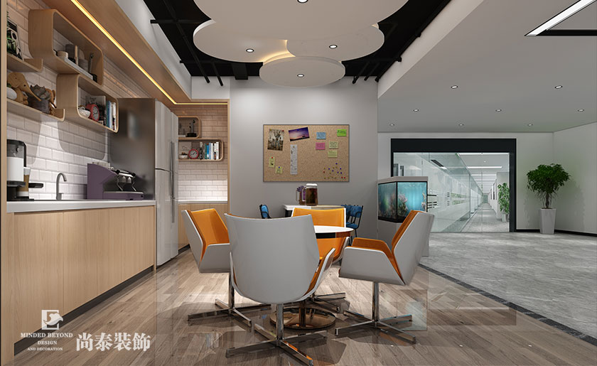 600㎡電子科技公司辦公室裝修設(shè)計(jì) | 億思騰達(dá)