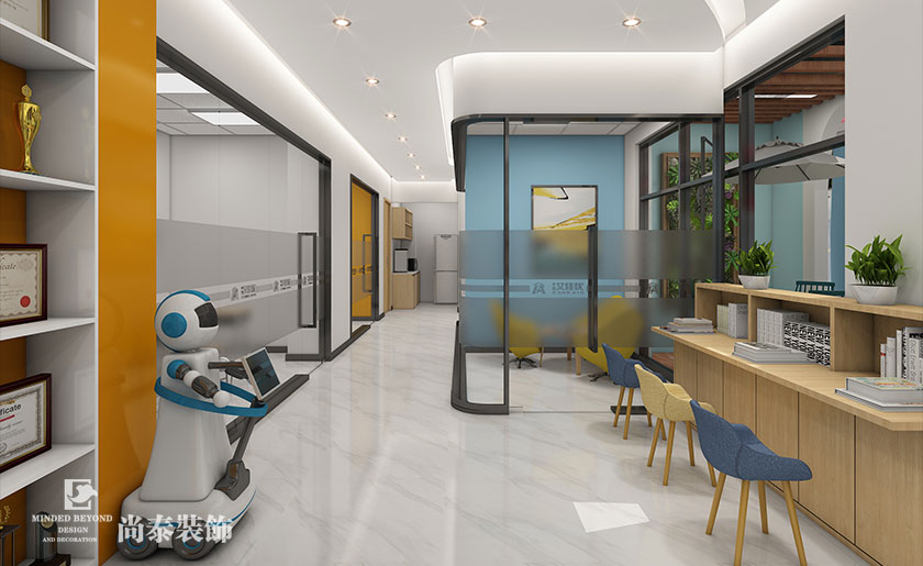 200㎡中小學全科輔導教育空間裝修設計 | 中望艾佳優(yōu)