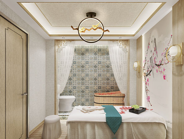 180平米新中式美容SPA中心裝修設(shè)計(jì) | 唯美雅美容院