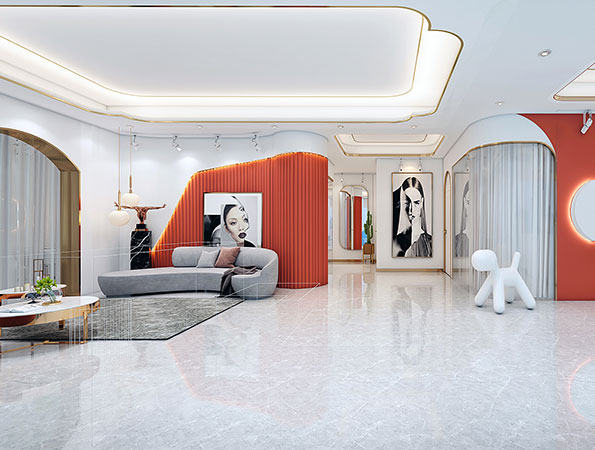 130㎡輕奢風(fēng)美容院裝修設(shè)計 | 奧洛拉美業(yè)