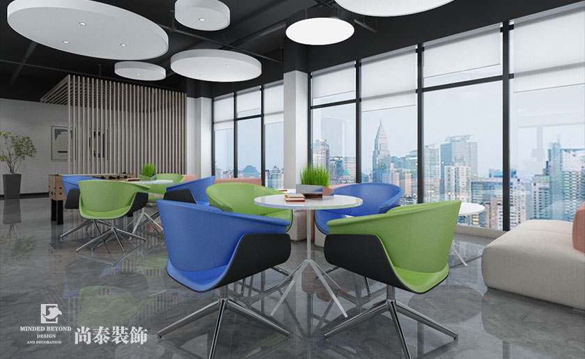 920㎡家政公司辦公室裝修設(shè)計 | 輕喜到家