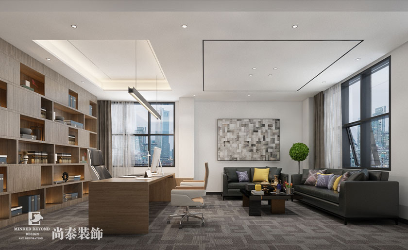 920㎡家政公司辦公室裝修設(shè)計 | 輕喜到家