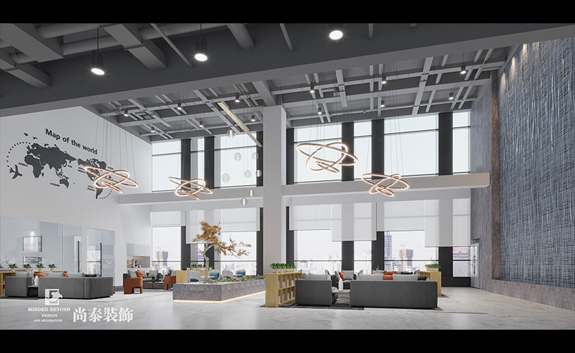 3600㎡新興直播公司辦公室裝修設(shè)計 | 安杰拉科技