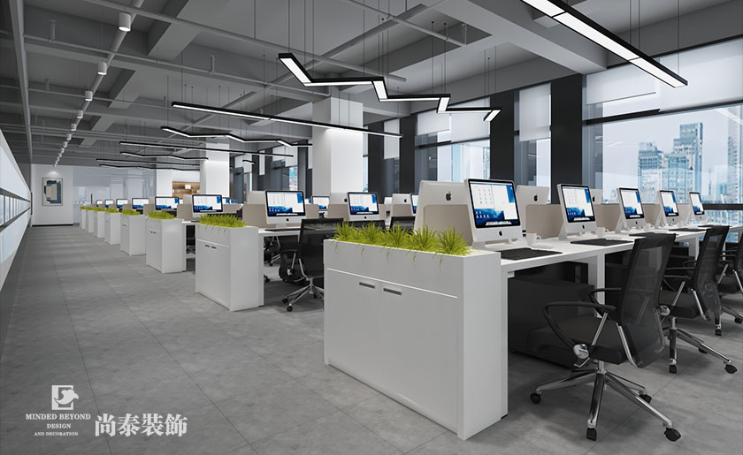 3600㎡新興直播公司辦公室裝修設(shè)計 | 安杰拉科技