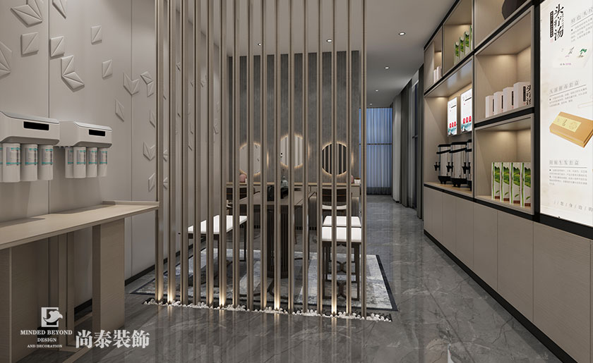 200㎡中式美容院裝修設(shè)計 | 伊蓮娜健康呵護中心