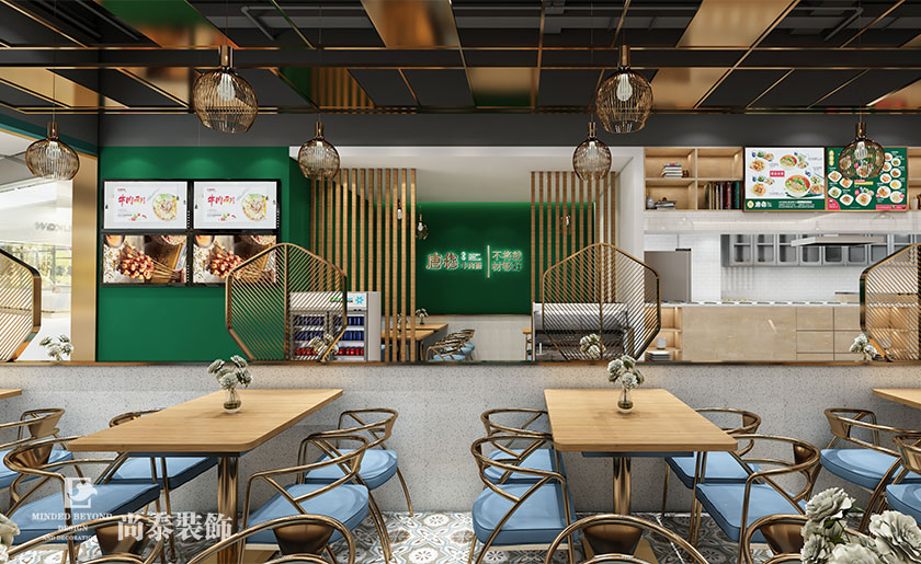 100㎡私房牛肉面餐廳裝修設(shè)計 | 唐穆私房牛肉面