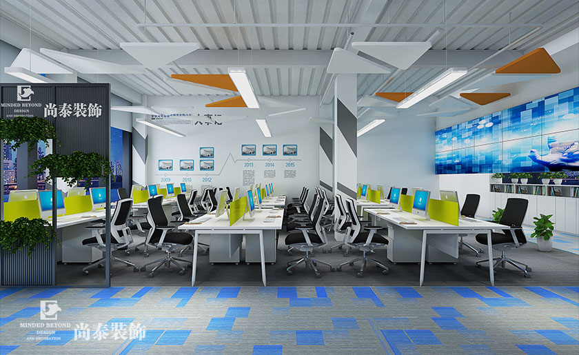 4500㎡金融科技公司辦公室裝修設(shè)計 | 衛(wèi)盈聯(lián)