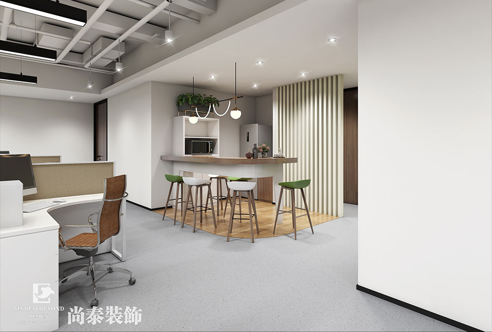 1200㎡電子科技實業(yè)公司辦公室設(shè)計 | 健之家