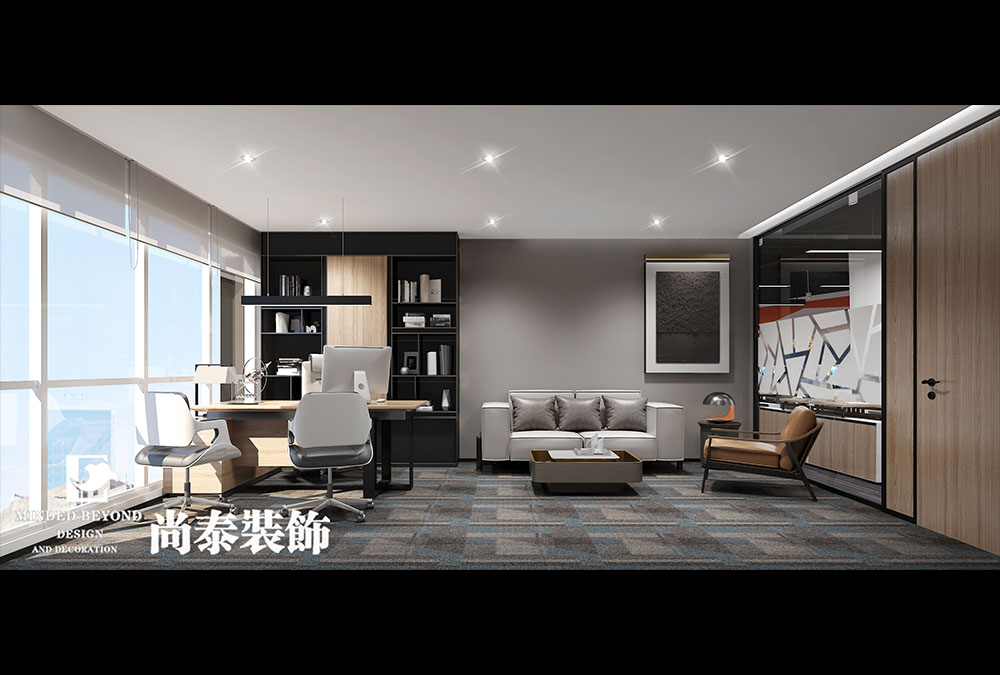 1200㎡電子科技實業(yè)公司辦公室設(shè)計 | 健之家