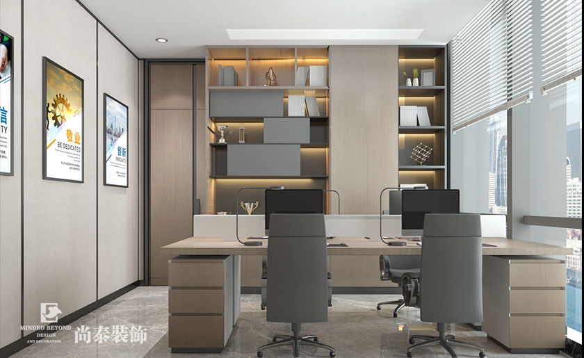 1000㎡化妝品公司辦公室裝修設(shè)計(jì) | FONCE梵西