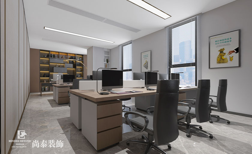 1000㎡化妝品公司辦公室裝修設(shè)計(jì) | FONCE梵西