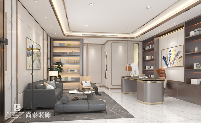 1000㎡化妝品公司辦公室裝修設(shè)計(jì) | FONCE梵西