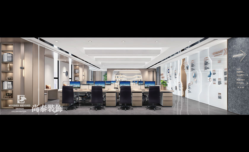 1000㎡化妝品公司辦公室裝修設(shè)計(jì) | FONCE梵西