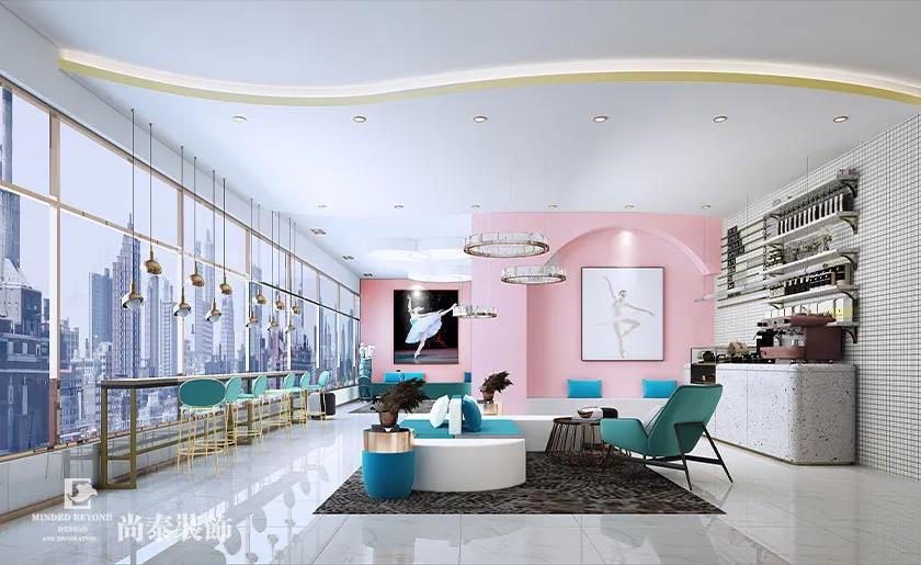 舞蹈培訓(xùn)機(jī)構(gòu)辦公室裝修效果圖