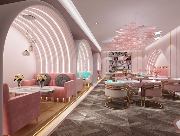 335平米婚紗攝影店裝修設(shè)計(jì) | 米蘭新娘