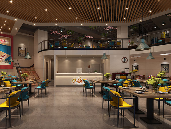 410㎡工業(yè)風(fēng)格火鍋店裝修 | 沸騰火鍋