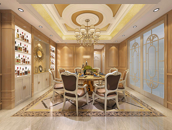 287㎡宮廷風(fēng)格別墅裝修設(shè)計(jì) | 梅林別墅