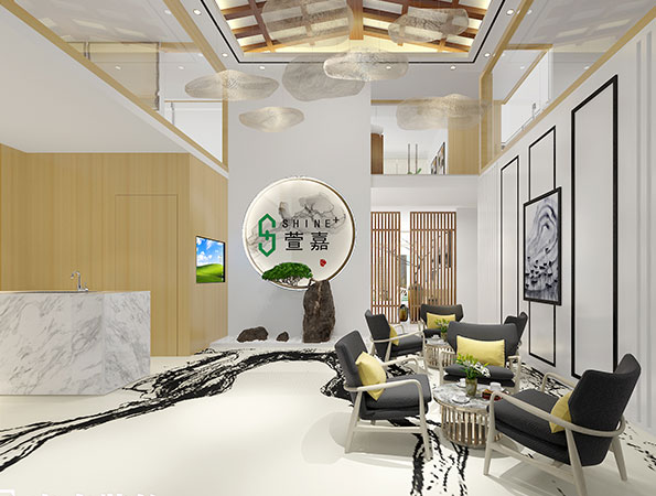 200㎡女性用品展廳+辦公室裝修設(shè)計 | 萱嘉