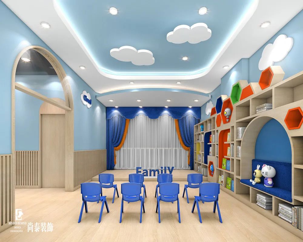 兒童英語培訓(xùn)機(jī)構(gòu)裝修翻新效果圖