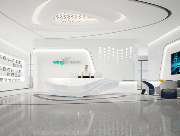 600平米生物科技辦公室裝修效果圖 | 茵冠生物