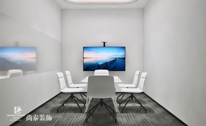 600平米生物科技辦公室裝修效果圖 | 茵冠生物