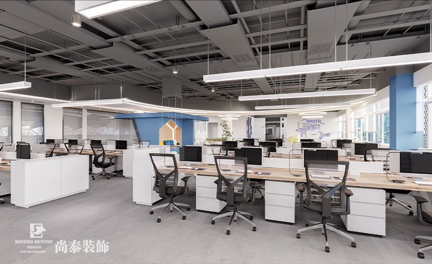 6000㎡醫(yī)療科技公司辦公室展廳裝修設(shè)計