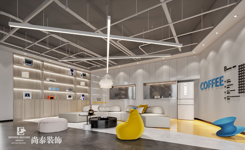 6000㎡醫(yī)療科技公司辦公室展廳裝修設(shè)計