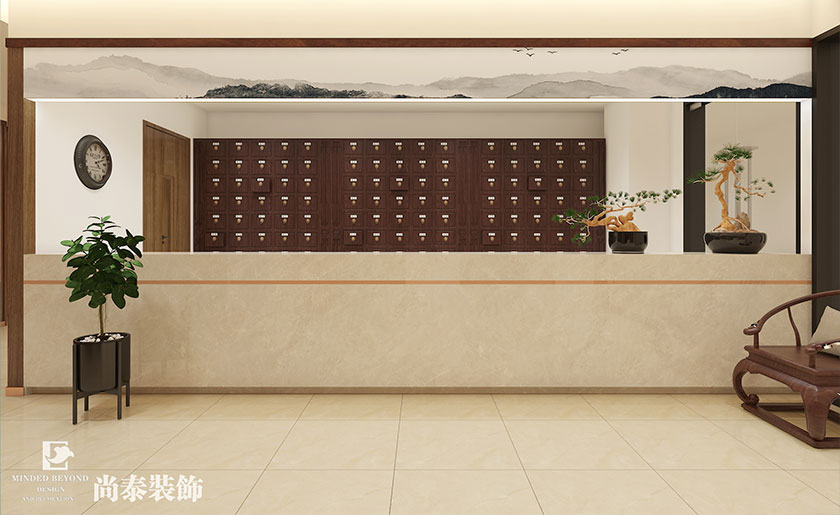 300平米中醫(yī)推拿中醫(yī)館裝修設(shè)計(jì) | 通透堂中醫(yī)館