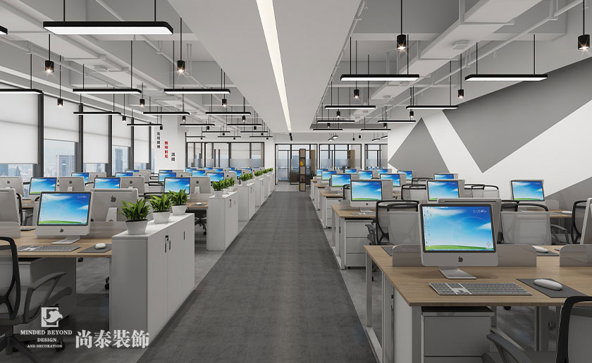 940平米現代科技辦公室裝修設計 | 愛樂米科技